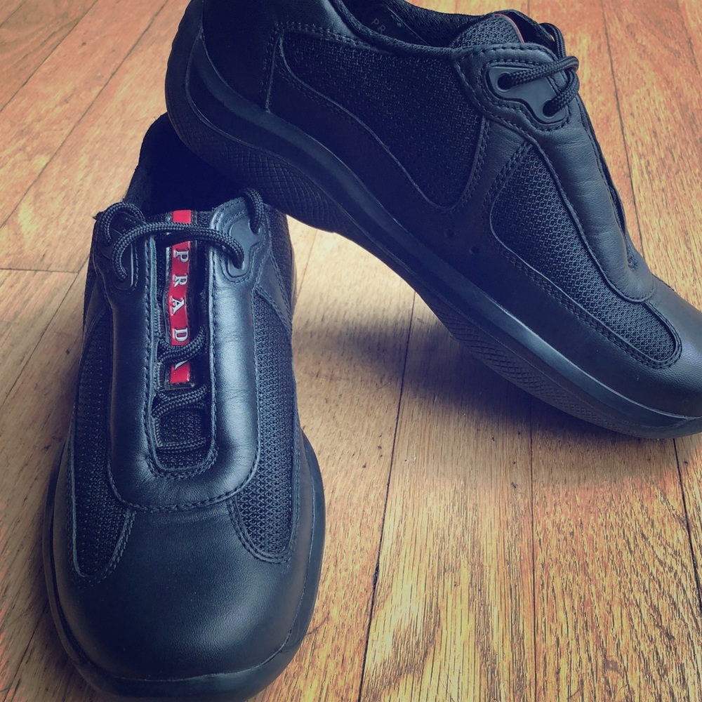 Prada Calzature Donna Nevada Bike Nero